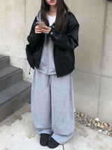 Bonne Loose Fit Hood Zip-Up