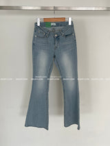 Connie Light Blue Low-rise Bootcut Jeans