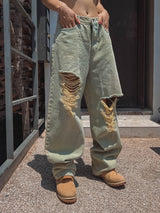 Dura Yellow Demi Denim Pants