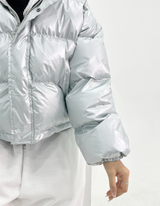 GLOSSY PEARL SHINY NUPSI SHORT PADDING - 2 COLOR