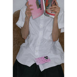 starry night card hard case. dirty pink