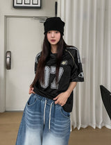 インターブマッシュラグランスポーティ半袖Tシャツ