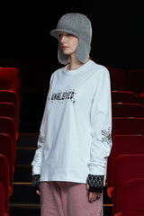 SNOW LOGO LSV T SHIRT / WHITE