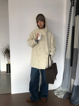 モヘアストライプビーニー (4color)