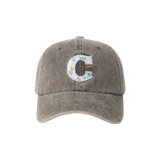 Flower C Washing Ball Cap (Brown)
