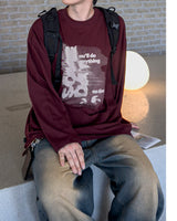 Artwork Printed Long Sleeve Tee
