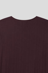 Lip u-neck long sleeve tee