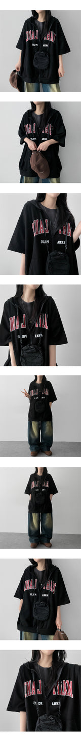 ローズベーシックプレインショートスリーブTシャツ