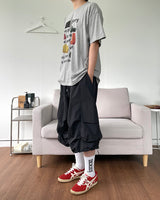 Nylon Cargo Bermuda Pants