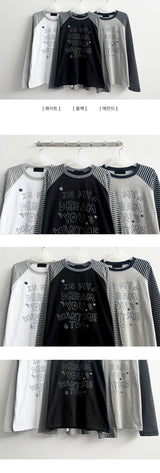 Tammy Stripe Nagrang long-sleeved T-shirt