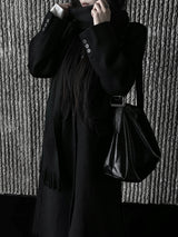 handmade long vest coat