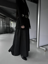 gather balloon long skirt (3color)