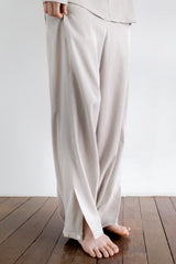 Stretch jogger pants, Beige