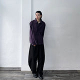 Muted Violet Shirt Jacket