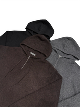 Commute Cropped Hood Knit (M / L, 3 Colors)