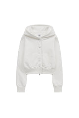 bt hood zip up (white)