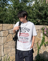 シカゴオーバー半袖Tシャツ