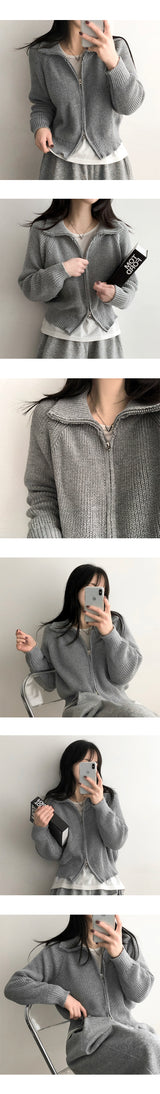 Wentz to Way knit zip-up