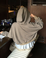 Soft Layered Frill Long Sleeve T-Shirt
