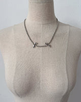 [MADE] TWIN RIBBON NECKLACE