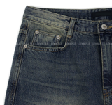 GeoJ 5079 Double Knee Teen Washing Wide Denim