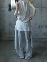 Asib Unbalance Sleeveless Blouse
