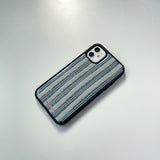 Stripe Denim Phone case (epoxy bumper)