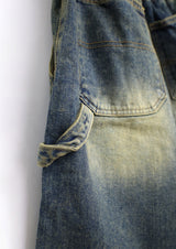 Dirty Wash Bermuda Denim pants