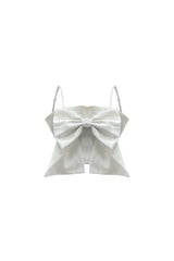 AI RIBBON BUSTIER / WHITE