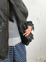 [MD Pick] グランジレザーマスタングジャケット (2color)