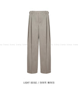 LMN ファーストエアークールピンタックワイドスラックス (5 colors)