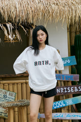 ピクセルピン二ット1/2ボックスtシャツ