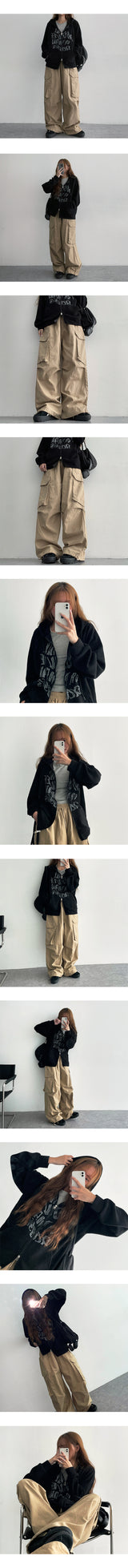 Vero ツーウェイ フード付き ジップアップ (3色)