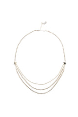 Pearl star necklace