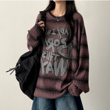 ENK Hip Street Dangara Ribbed Long Sleeve T-shirt