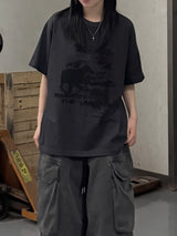 オーシャンムード プリンティング Tシャツ