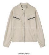 アンダーバーYKKツーウェイシングルスエードジャケット