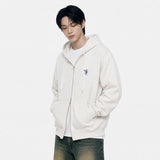 NTE mini monogram 2-way zip-up (4color)