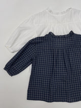 Frill V-neck Three Quarter Blouse