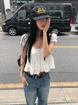 Frill Lace Blouse