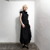VOLUME POCKET STRUCTURED SKIRT