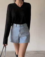 Peru denim shorts