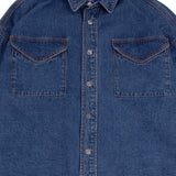  REGULAR DENIM PAISLEY SHIRT (UNISEX)_SYF4BL01BU