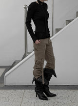 Seron Muffler Knit T-shirt