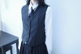 Eve Pintuck Vest (2color)