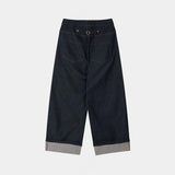 [Premium] ASCLO Roll Up Raw Denim Pants (2color)