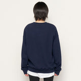UNISEX EARTH グラフィックオーバースウェット[ネイビー]
