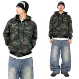 Vintage Work Camo Hooded Jacket
