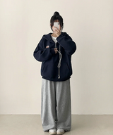 モブパッチスナップボタンフード