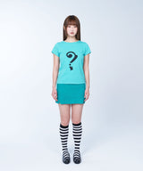 Lye Lye シンボルプリンティングTシャツ - ミント